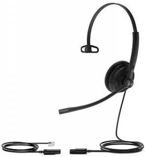 Yealink YHS34 Lite Professional Mono Call Centre Headset - Black Photo