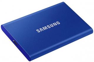 Samsung Portable SSD T7 2TB Portable Solid State Drive - Indigo Blue Photo