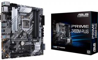 Asus Prime Series Intel Z490 Socket LGA1200 Micro-ATX Motherboard (PRIME Z490-Plus) Photo