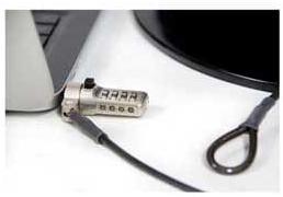 Legion LNBCW 3.24.5mm Wedge Combination Notebook Lock Photo