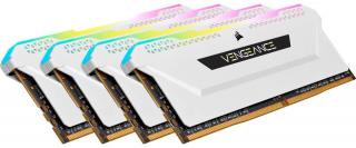 Corsair Vengeance RGB Pro SL 4 x 8GB 3200MHz DDR4 Desktop Memory Kit - White (CMH32GX4M4E3200C16W) Photo