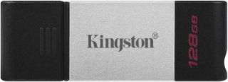 Kingston DataTraveler 80 128GB USB-C 3.2 Gen 1 Flash Drive - Silver Photo
