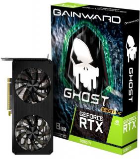 Gainward nVidia GeForce RTX 3060 Ti Ghost OC 8GB Graphics Card (GW-RTX3060T-8GB-GHOC) Photo
