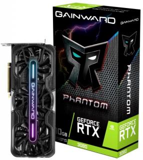 Gainward nVidia GeForce RTX 3080 Phantom 10GB Graphics Card (GW-RTX3080-10GB-PHM) Photo