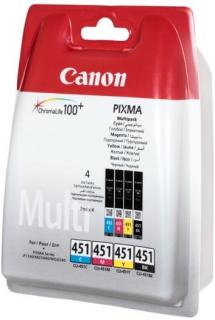 Canon CLI-451 Multipack BK/C/M/Y Ink Cartridges Photo