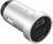 Orico 12W Max Dual Port Mini USB Car Charger - Silver Photo