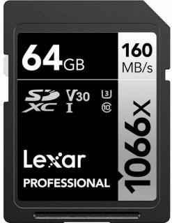 Lexar Professional 64GB SDXC UHS-I 1066x Class 10 Memory Card Photo