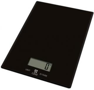 Casa Glass Kitchen Scale - Nero (Black) Photo