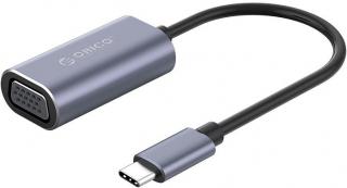 Orico CTV-GY-BP USB Type-C to VGA Display Adapter - Grey Photo