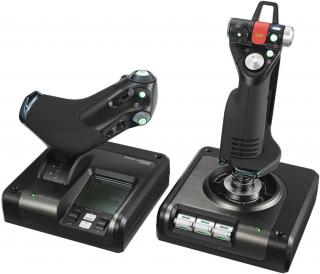 Logitech G Series X52 Professional Metal Throttle and Stick Simulation Controller Photo