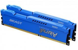Kingston Fury Beast Blue 2 x 8GB 1866MHz DDR3 Desktop Memory Kit - Blue (KF318C10BK2/16) Photo