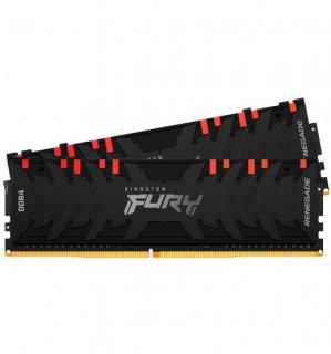 Kingston Fury Renegade RGB 2 x 8GB 3200MHz DDR4 Desktop Memory Kit - Black (KF432C16RBAK2/16) Photo