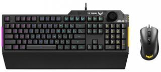 Asus TUF Gaming K1 Keyboard and M3 Mouse Combo - Black Photo