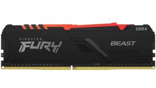 Kingston Fury Beast RGB 16GB 3600MHz DDR4 Desktop Memory Module - Black (KF436C18BBA/16) Photo