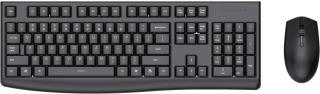 Lekker Motion KM220 Wireless Multimedia Desktop Keyboard & Mouse Combo - Black Photo
