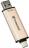 Transcend JetFlash 930C 512GB USB 3.2 2-In-1 Flash Drive - Gold Photo