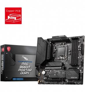 MSI MAG Series Intel B660 LGA1700 Micro-ATX Motherboard (MAG B660M MORTAR DDR4) Photo