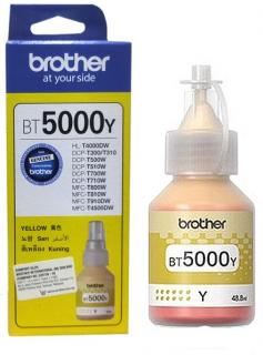 Brother Original BT5000Y High Yield Yellow Ink Bottle Photo