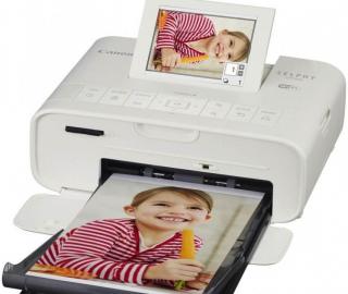 Canon SELPHY CP1300 Portable Wi-Fi Photo Printer - White Photo