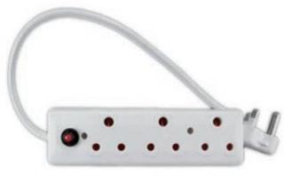 Unbranded 3x16A Multi Plug, 0.5m 3 Pin SA Plug Cord (R-33) Photo