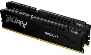 Kingston Fury Beast Black 2 x 16GB 5600MHz DDR5 Desktop Memory Kit - Black (KF556C40BBK2-32) Photo