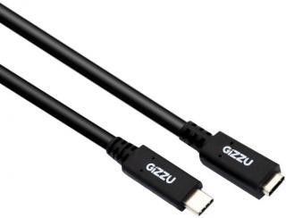 Gizzu GCCEXT1 1m USB Type C Male to USB Type C Female Extension Cable Photo