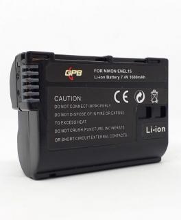 GPB 1600 mAh Battery for Nikon EN-EL15 Photo