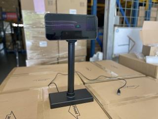 Partner VFD2800 2 Lines VFD Customer Pole Display with USB Connection - Black Photo